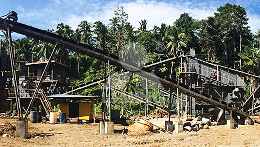 300TPH river stone crushing plant in Maigo, Mindanao